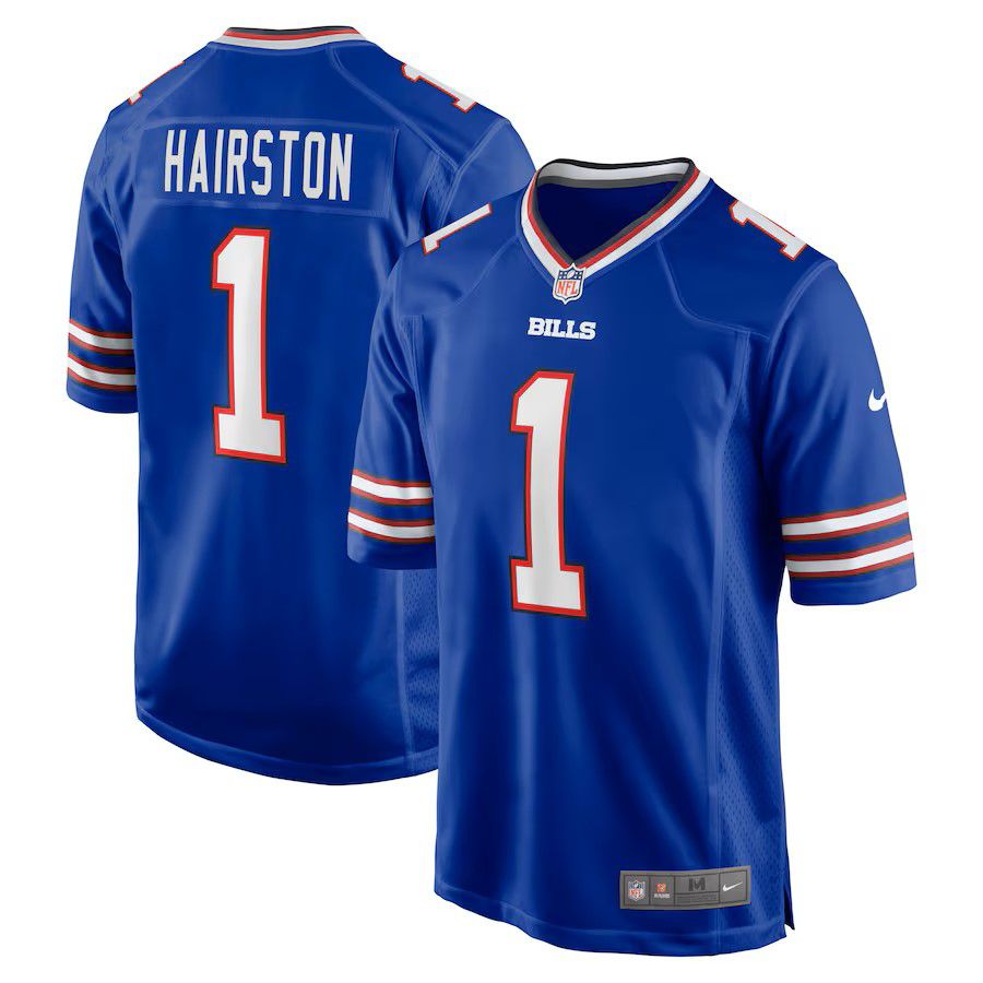 Men Buffalo Bills #1 Maxwell Hairston Nike Royal 2025 NFL Draft First Round Pick Game Jersey->buffalo bills->NFL Jersey